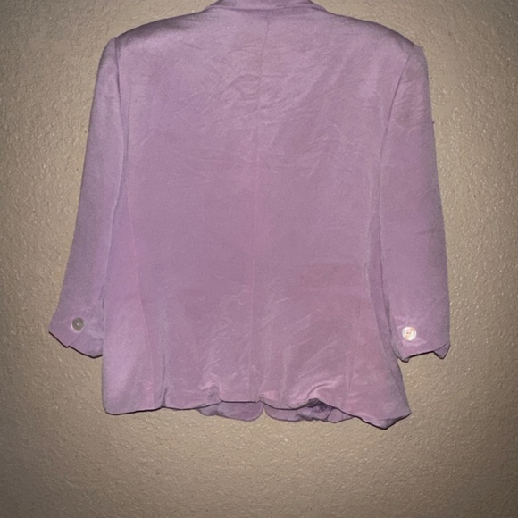 Petite sophisticate size 14 lilac blazer - Picture 3 of 3